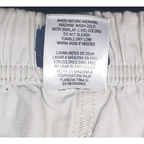 Basic Editions Vintage Denim Capri Pants Sz S Elastic Waist High Rise Pockets - Picture 9 of 9